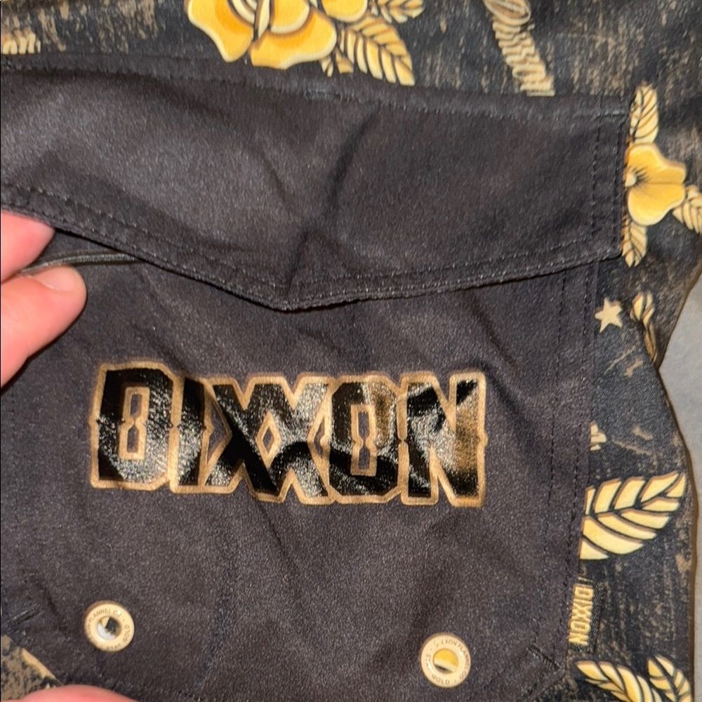 Dixxon Size 46 Men's Black and Yellow Swim Shorts - Picture 4 of 4